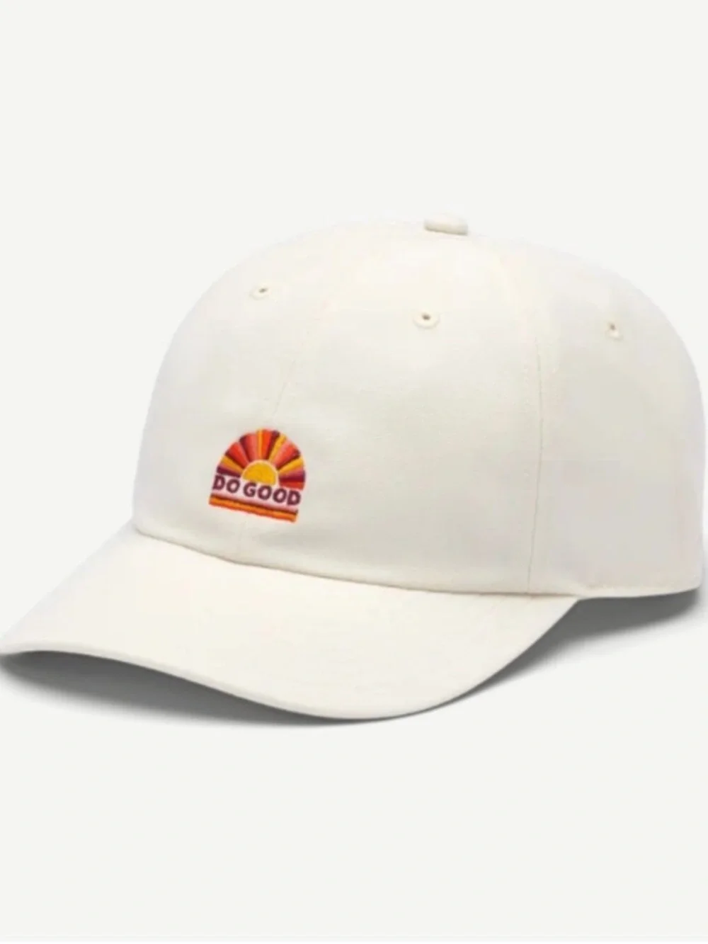 Cotopaxi Sunrise Dad Hat Adult Cap White Cream NWT Curved Brim Adjustable Strap